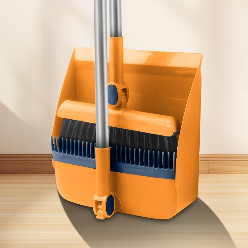 2-in-1 Functional Rotating Broom & Dustpan Set
