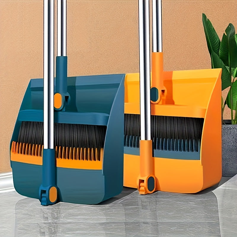 2-in-1 Functional Rotating Broom & Dustpan Set