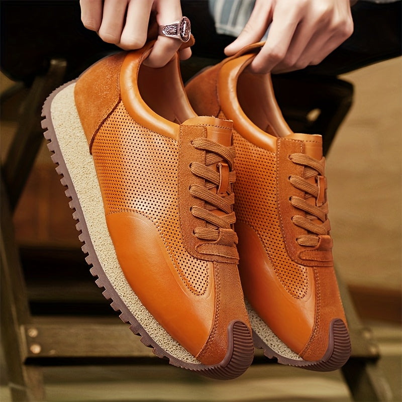 Crisp Laced Low-Tops for Men