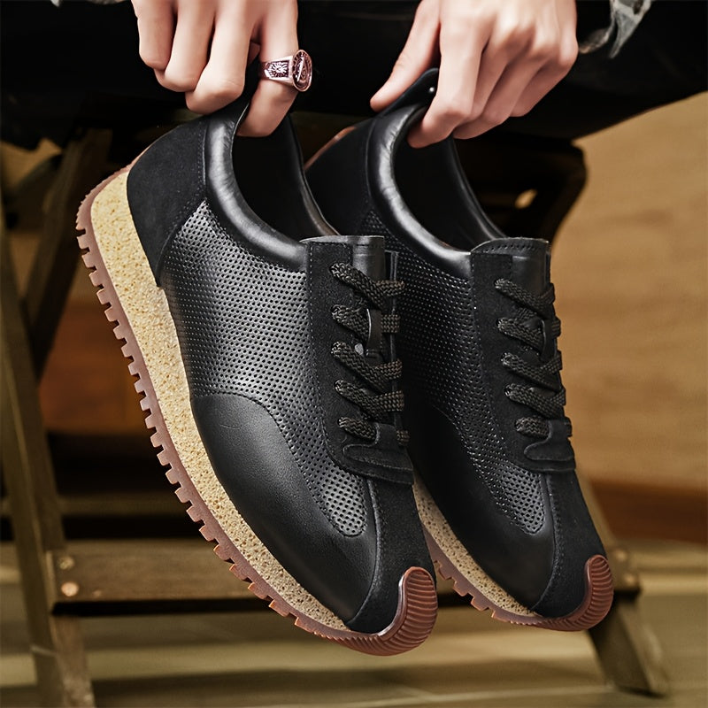 Crisp Laced Low-Tops for Men