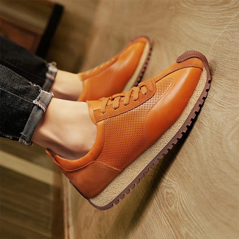 Crisp Laced Low-Tops for Men