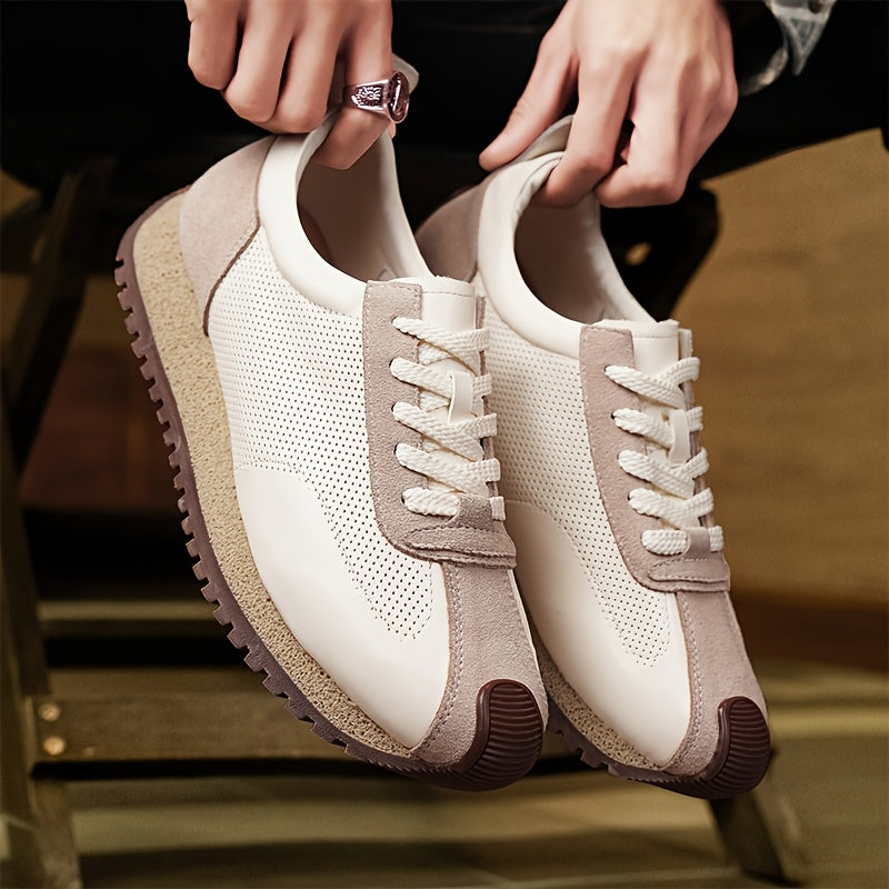 Crisp Laced Low-Tops for Men