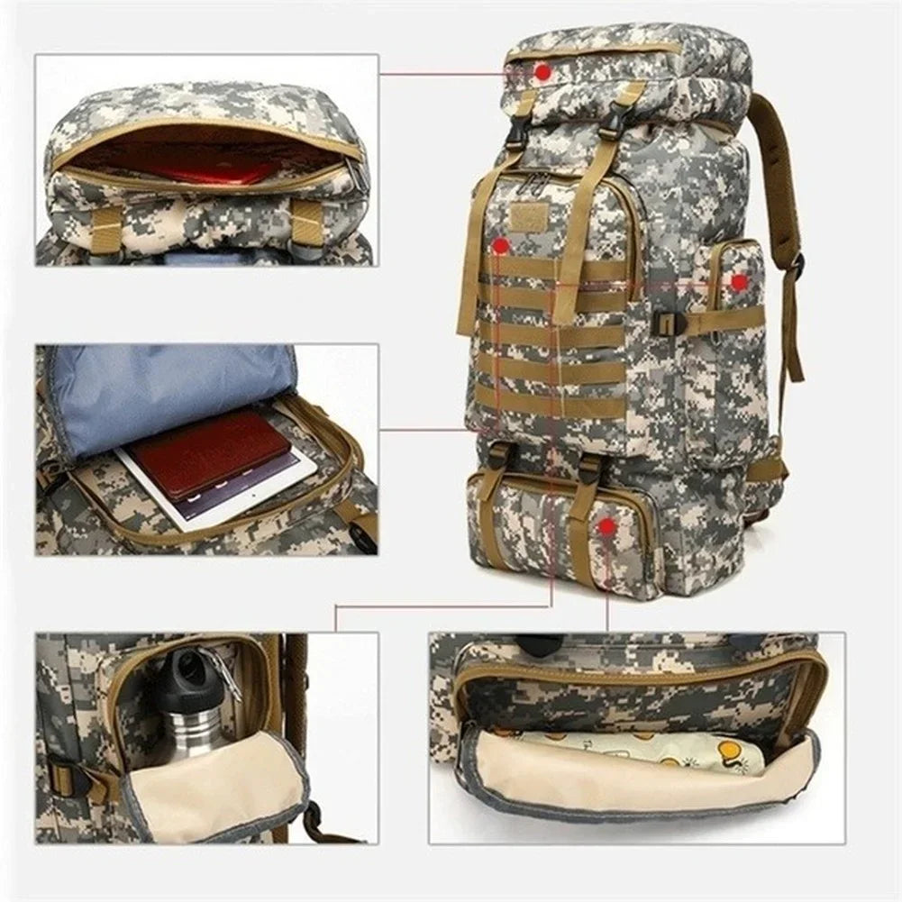 Ridge 'Outlaw 1' Hiking Tactical Backpack, 80L