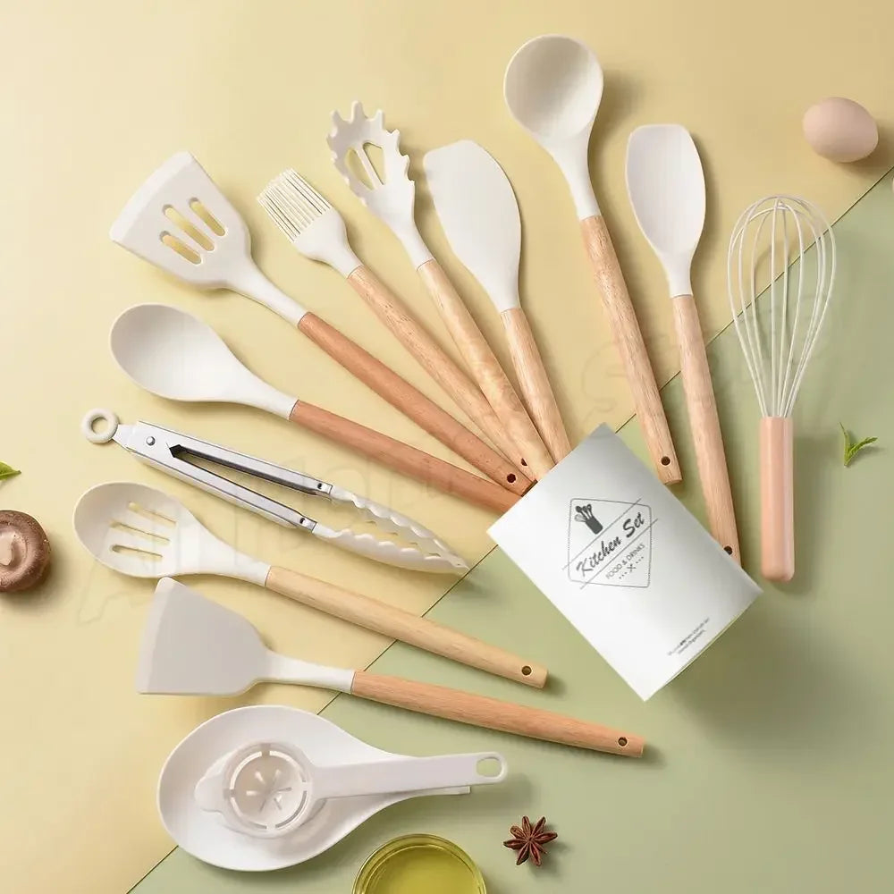 12PC Food-Grade Silicone Cookware Set