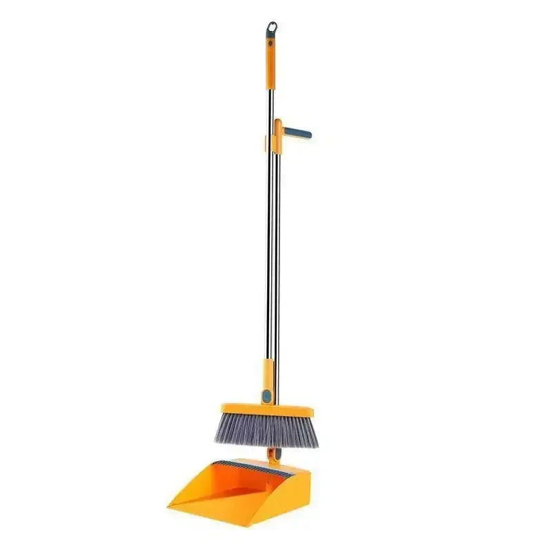 2-in-1 Functional Rotating Broom & Dustpan Set