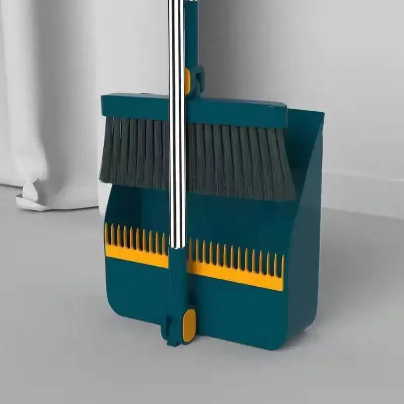 2-in-1 Functional Rotating Broom & Dustpan Set