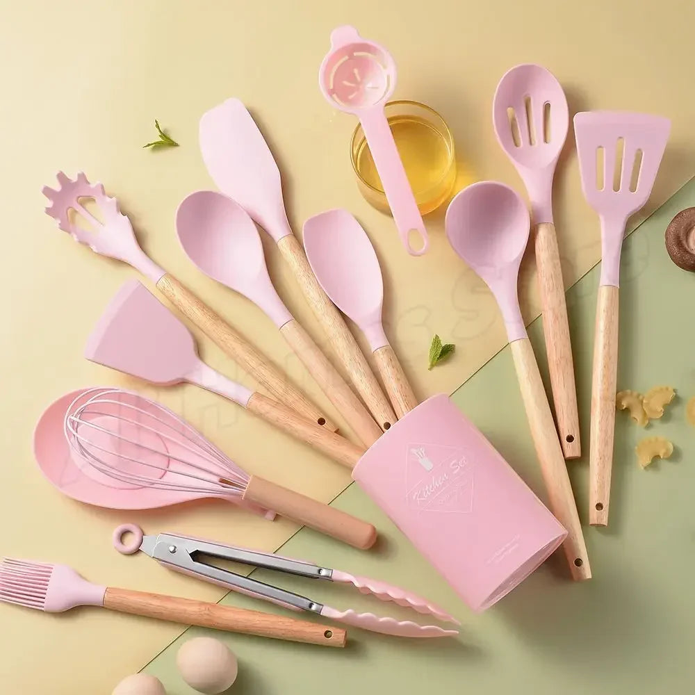 12PC Food-Grade Silicone Cookware Set