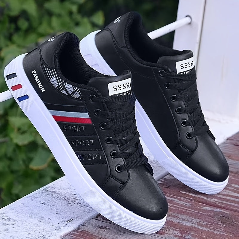Striped Semi-Formal Business Sneakers