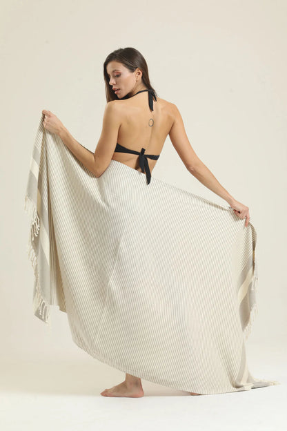 The Dune Layer – Oversized Cotton Beach Towel