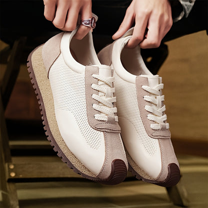Crisp Laced Low-Tops for Men