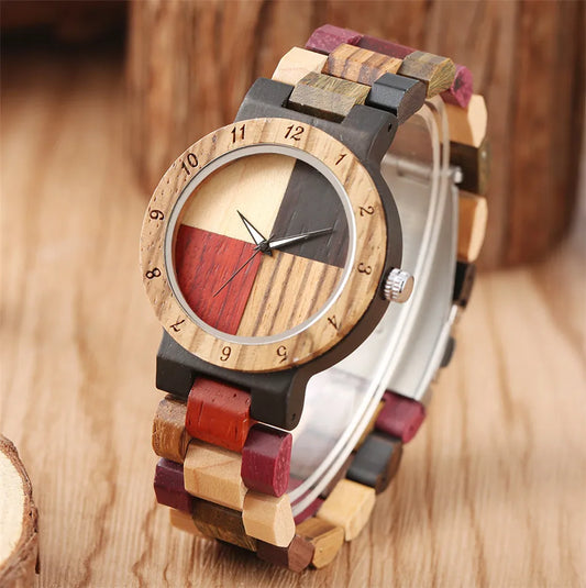 Women's Wooden Bracelet Watch