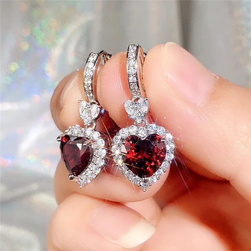 Effortless Valentine Drop Earrings