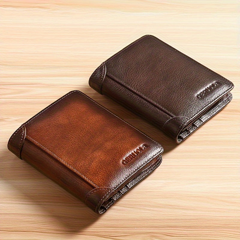 Leather Tri-Fold Card Holder