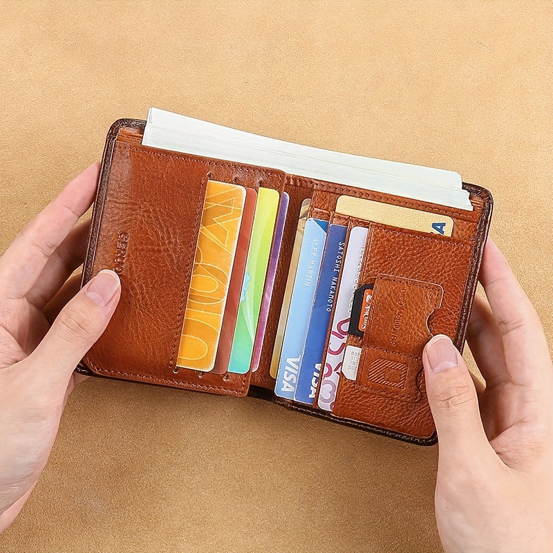 Leather Tri-Fold Card Holder