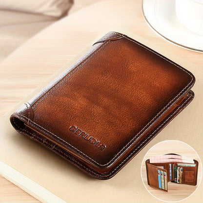 Leather Tri-Fold Card Holder