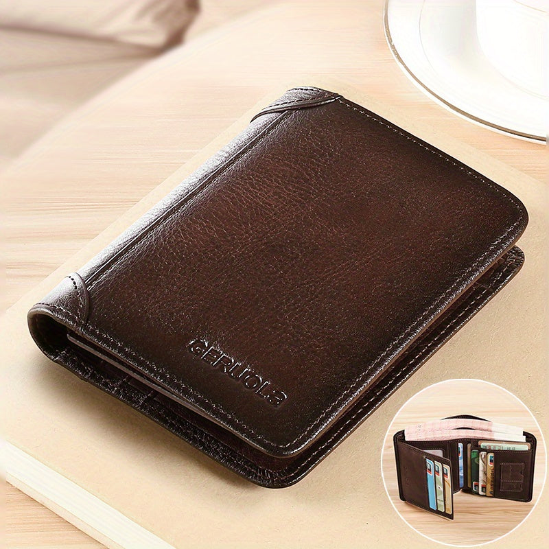 Leather Tri-Fold Card Holder