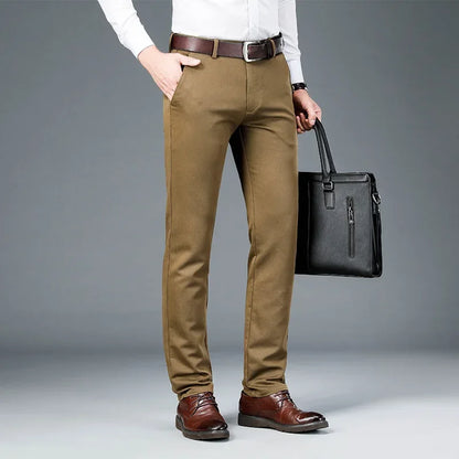 Business Casual Straight-Leg Pants