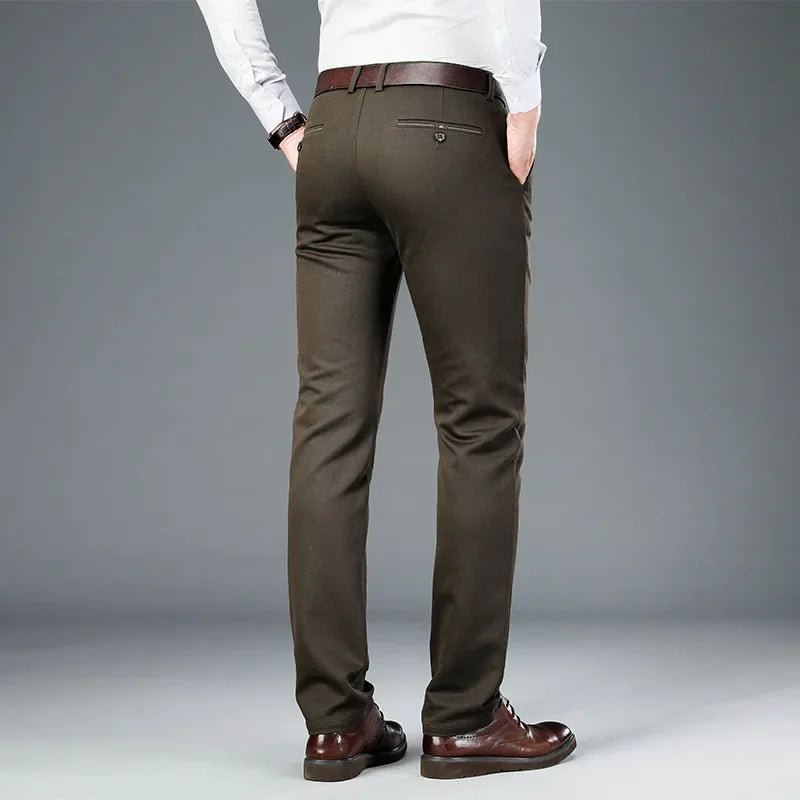 Business Casual Straight-Leg Pants