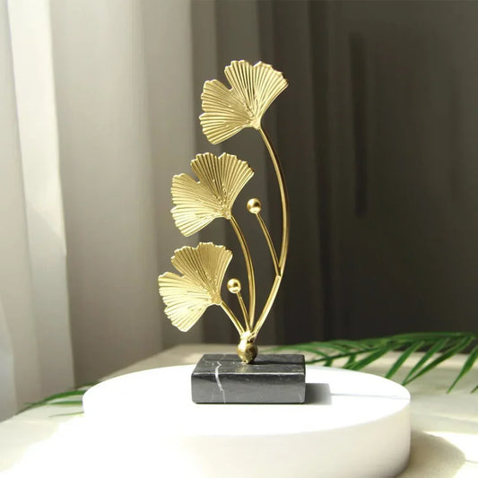 Ginkgo Leaf Figurine Decor