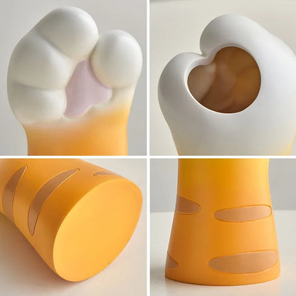 Cat Paw Decorative Vase