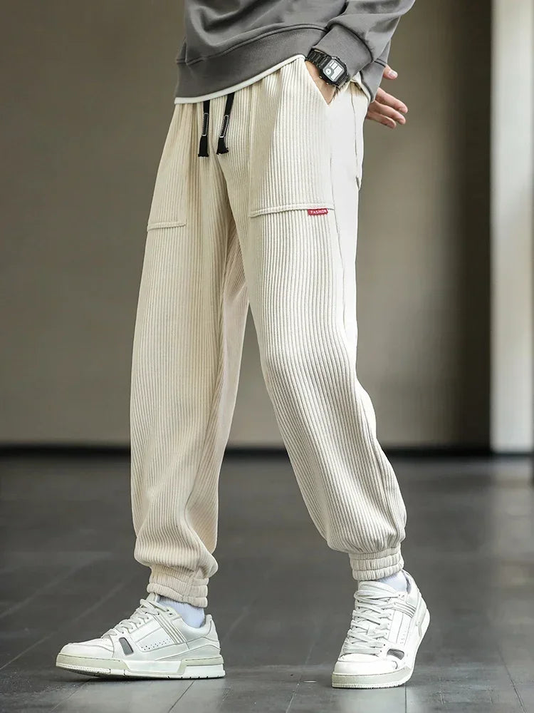 Retro Cotton Harem Sweatpants