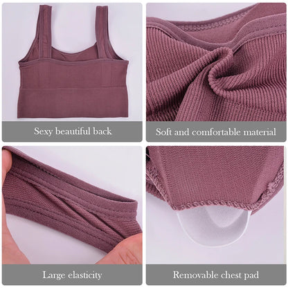 Seamless Breathable Anti-Sweat Sports Bra