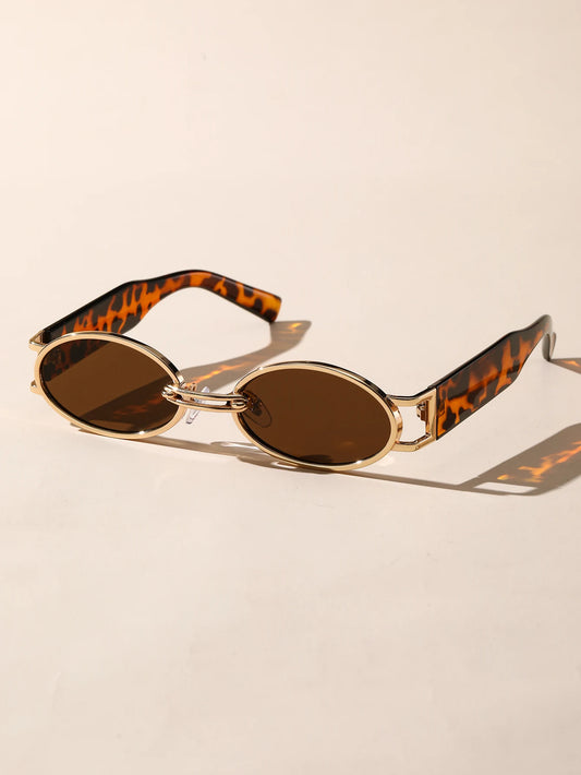 Oval Classic – Vintage Acetate Frame Sunglasses