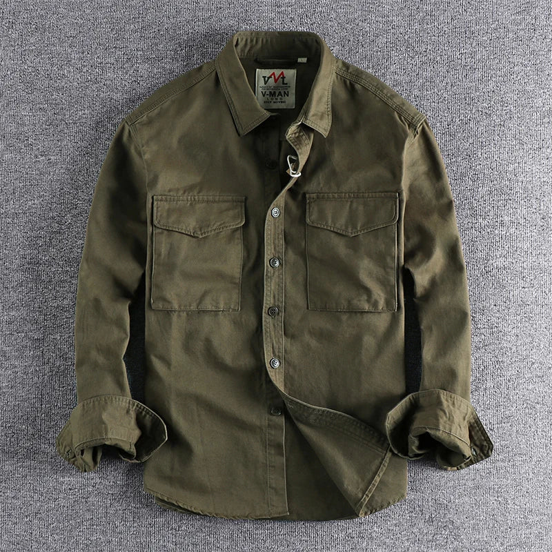 Men's Thick Casual Work Shirt