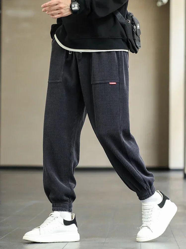 Retro Cotton Harem Sweatpants