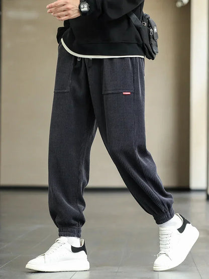 Retro Cotton Harem Sweatpants