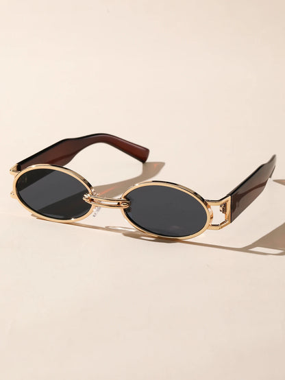 Oval Classic – Vintage Acetate Frame Sunglasses