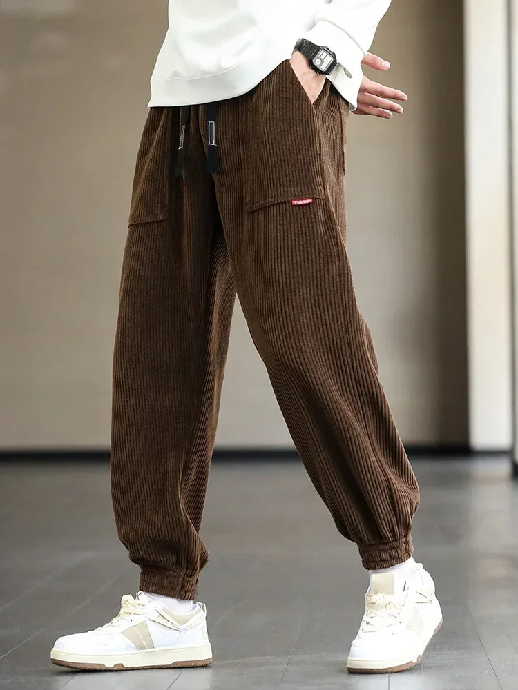 Retro Cotton Harem Sweatpants