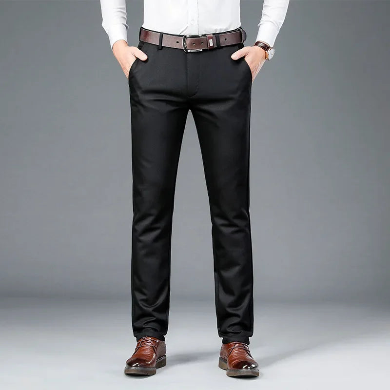 Business Casual Straight-Leg Pants