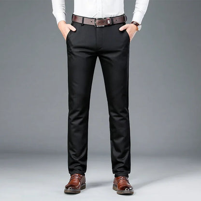 Business Casual Straight-Leg Pants
