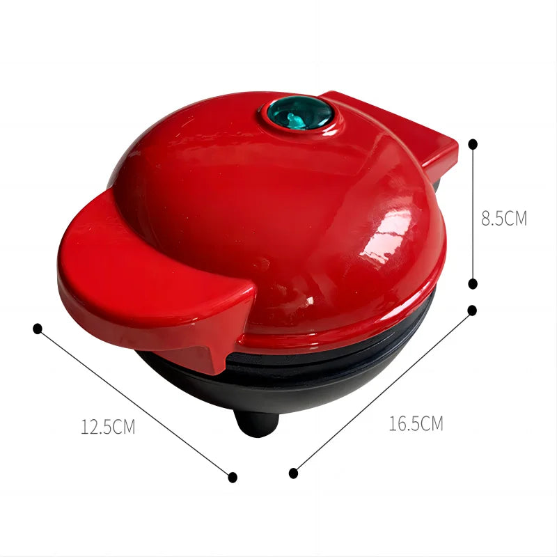 Mini Heart-Shaped Waffle Maker