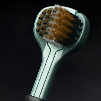 Three-sided Soft Bristle Toothbrush, (4PCS Random Color)